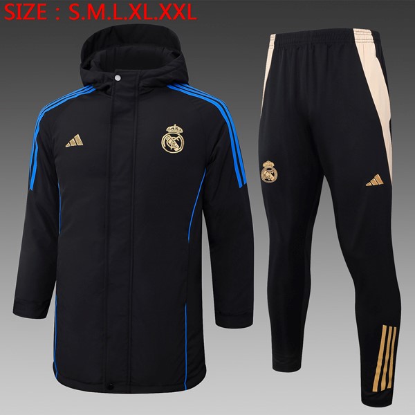 Piumino Real Madrid Set Completo 24/25 Nero